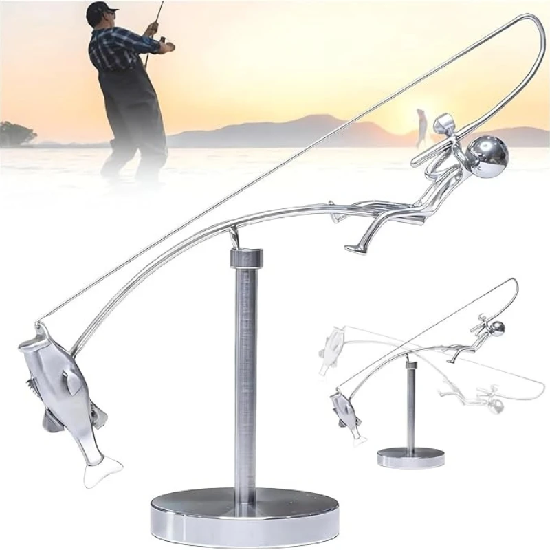 Cool Office Tech Gadgets - Patung Kinetik Logam Besar, Seni Kinetik
