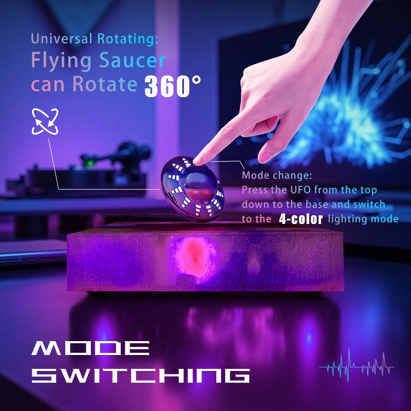 Lampu UFO Melayang 360 Derajat - Cool Office Tech Gadgets ulasan dan harga