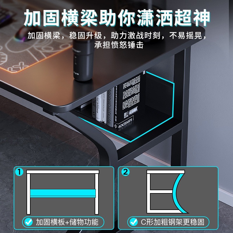 Meja Komputer Modern Tech-sens - Office Tech Furniture ulasan dan harga
