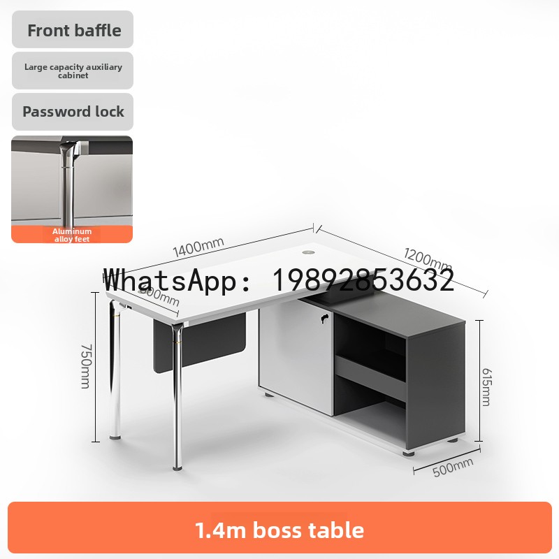 Meja Kantor YFY Sederhana Mode - Office Tech Furniture ulasan dan harga
