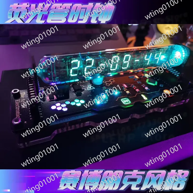 Jam Digital Gaya Nixie IV18, O - Tech Office Vibe ulasan dan harga