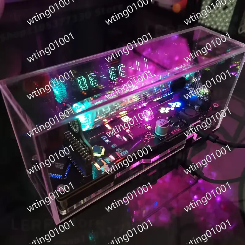 Jam Digital Gaya Nixie IV18, O - Tech Office Vibe ulasan dan harga