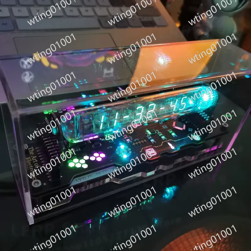 Jam Digital Gaya Nixie IV18, O - Tech Office Vibe ulasan dan harga