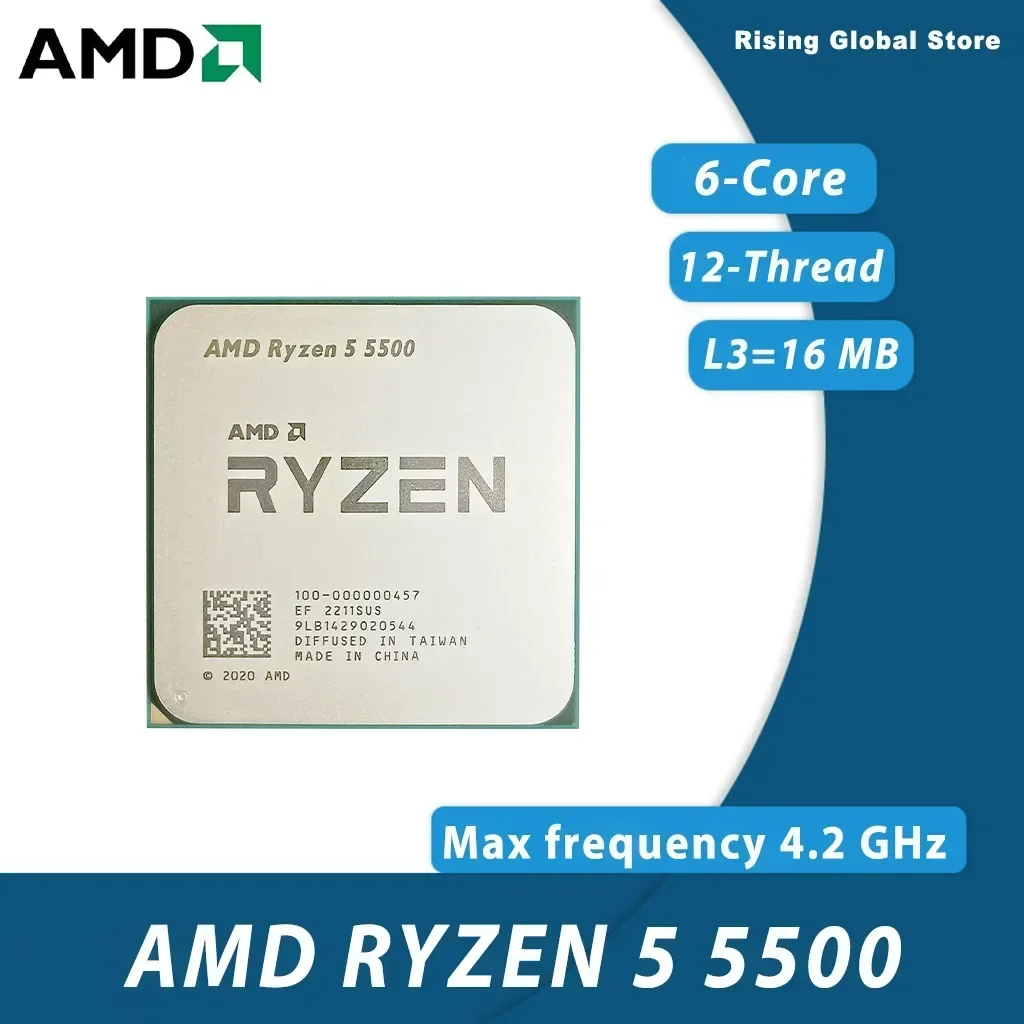 AMD Ryzen 5 5500 CPU Gaming On - Amd Cpu Ryzen 5 ulasan dan harga