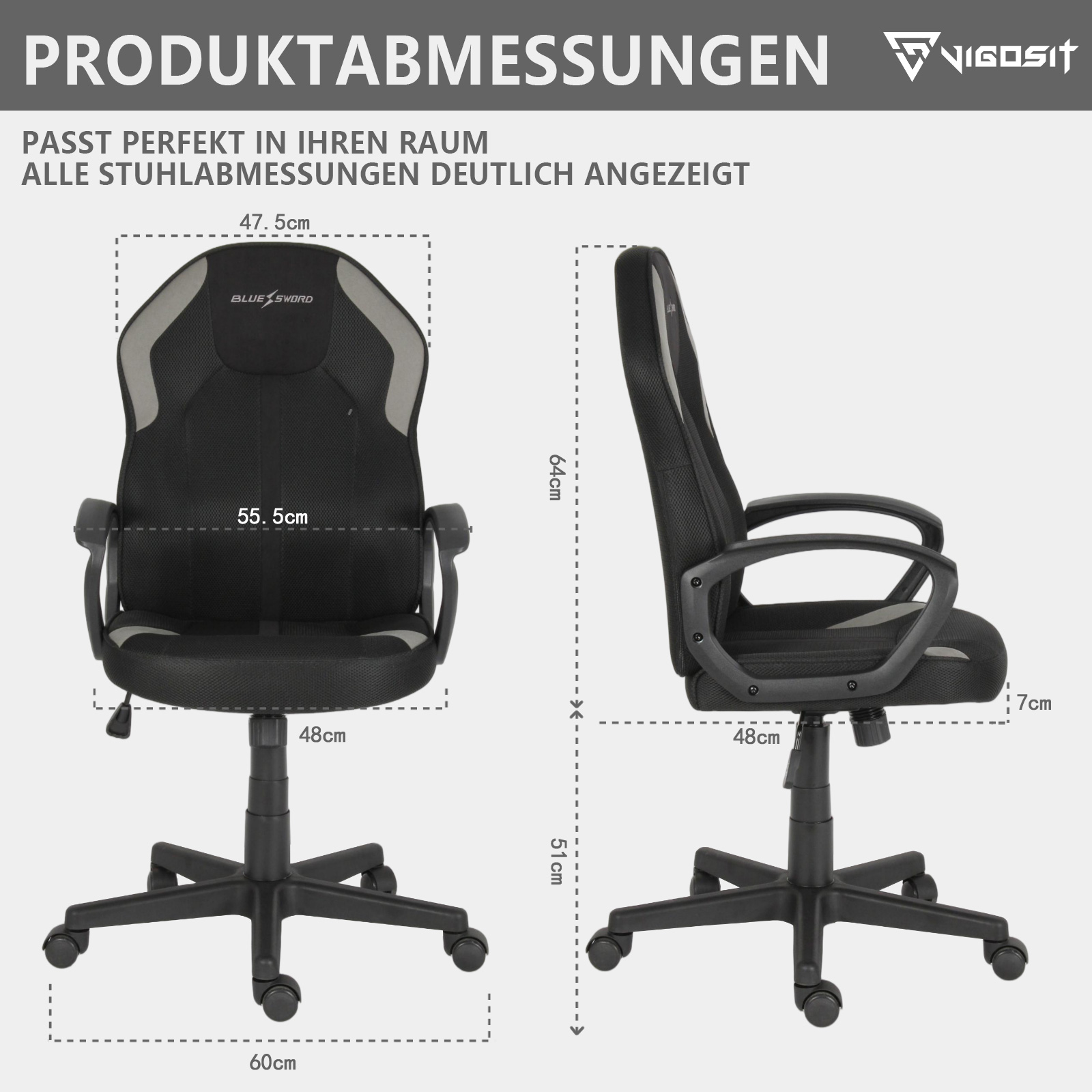 Kursi Kantor Ergonomis Vigosit - Office Tech Furniture ulasan dan harga