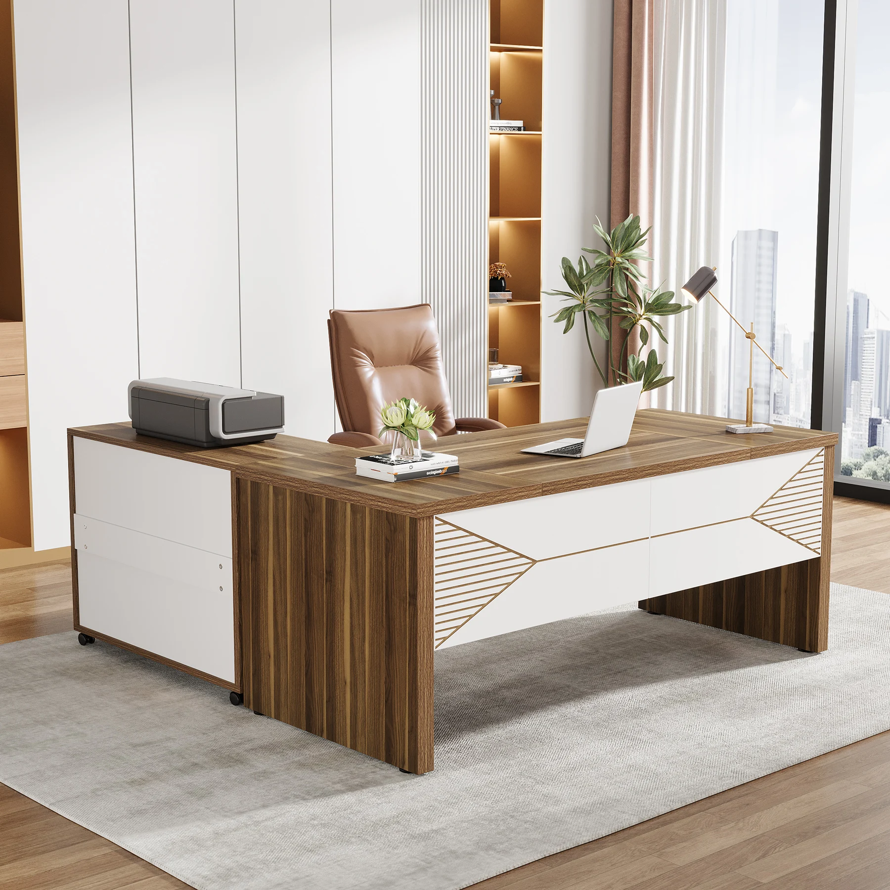 Tribesigns Mewah Modern Berben - Office Tech Furniture ulasan dan harga
