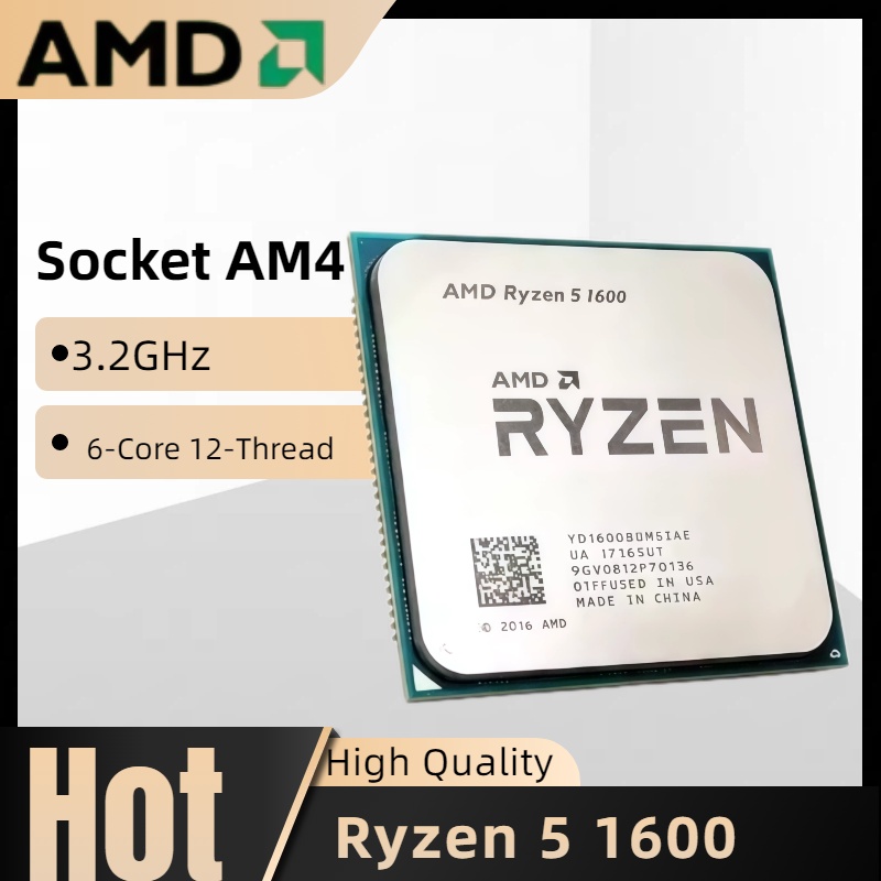 AMD Socket AM4 Ryzen 5 1600 R5 - Amd Cpu Ryzen 5 ulasan dan harga
